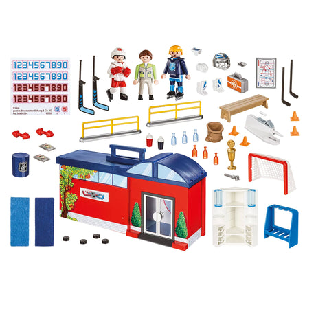 Aréna De Hockey Transportable-Playmobil-PLM-9293-CLÉMENT