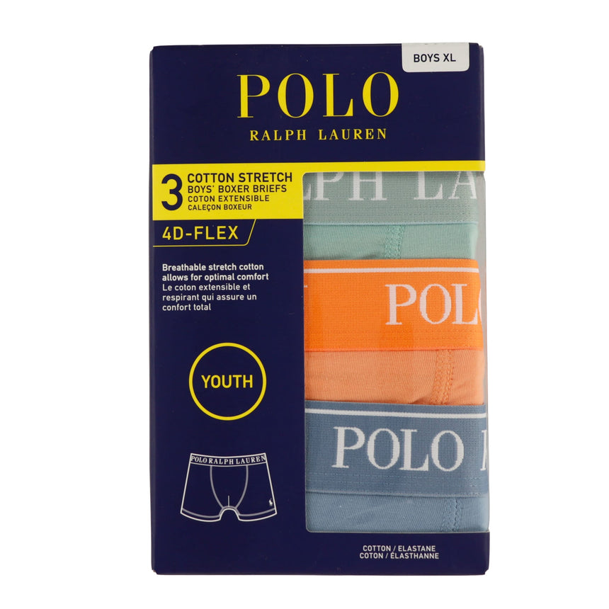 Boxers Polo Coton (3) 8-18ans-Polo Ralph Lauren-POL-9P5037-EGY-CLÉMENT