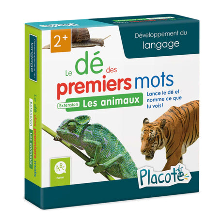 Le dé des premiers mots - Les animaux (extension)-Placote-POT-PLA103-CLÉMENT