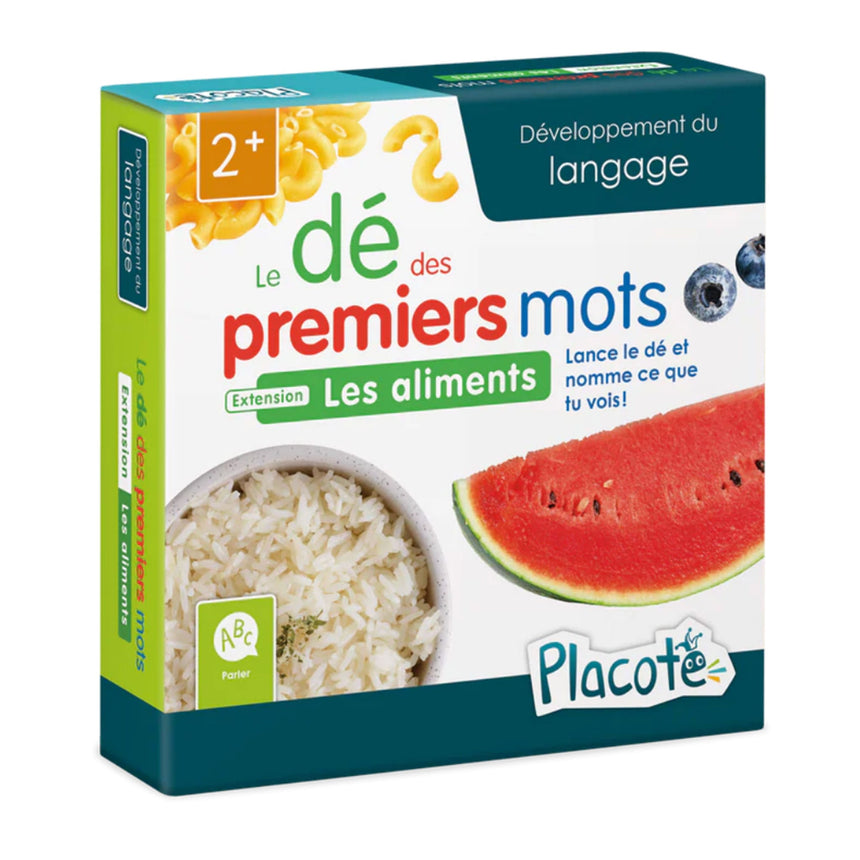 Le dé des premiers mots - Les aliments (extension)-Placote-POT-PLA104-CLÉMENT