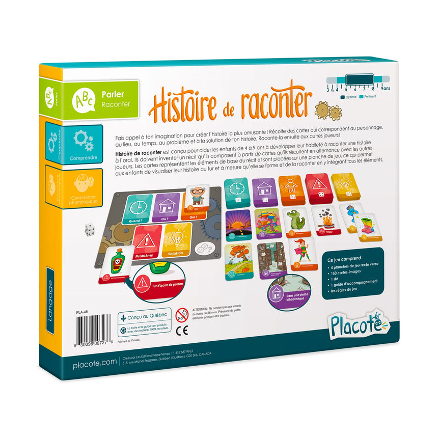 Histoire de Raconter-Placote-POT-PLA46-CLÉMENT