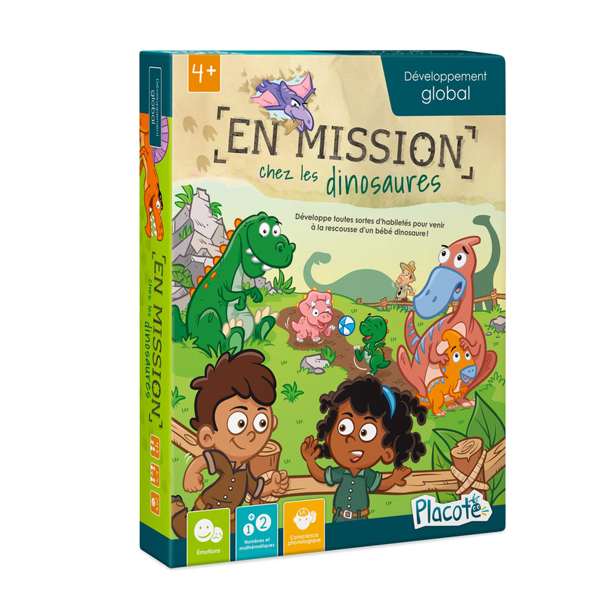 En Mission Chez Les Dinosaures-Placote-POT-PLA51-CLÉMENT