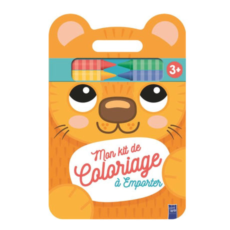 Chat - Mon kit de coloriage à emporter 3ans+-Prologue-PRL-A141752-CLÉMENT