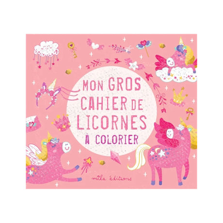 Mon gros cahier de licornes à colorier-Prologue-PRL-A144919-CLÉMENT