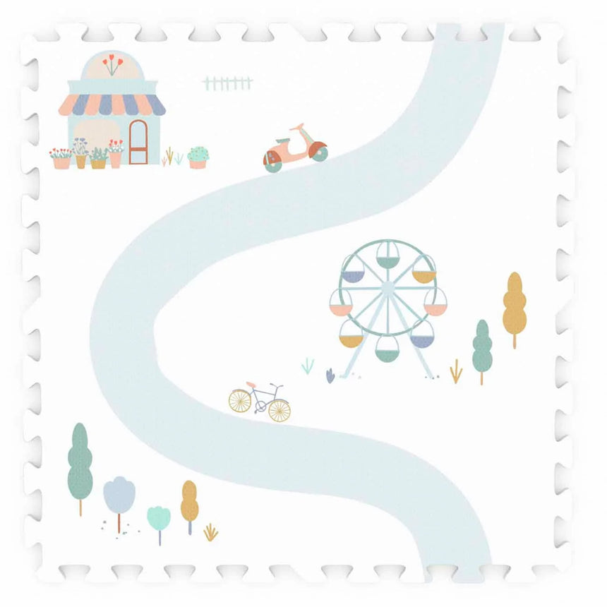 Tapis De Jeu Village - EEVAA Village-Play N Go-PYG-VILLAGEEEVAA-CLÉMENT