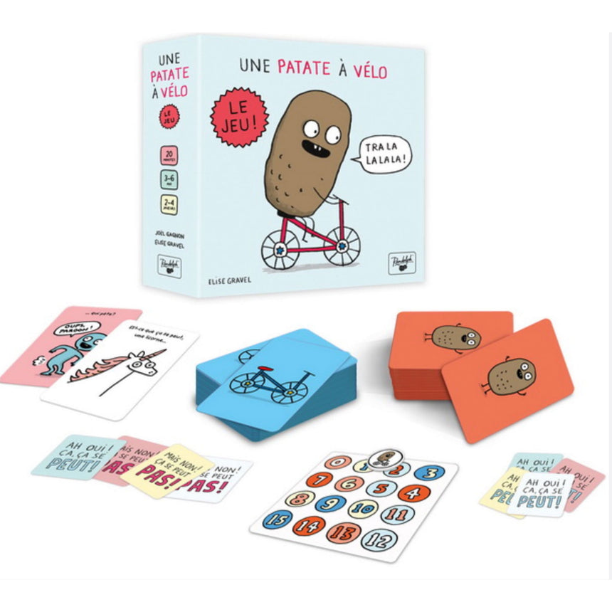 Jeu de Société Une Patate À Vélo - Le Jeu-RANDOLPH-RAN-PATATE-CLÉMENT