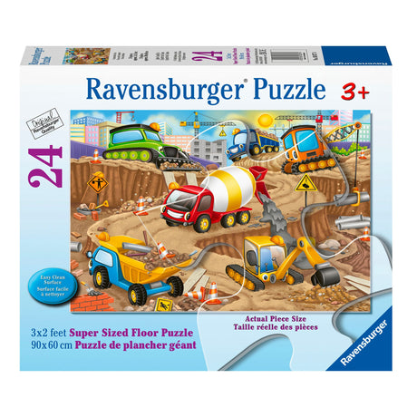 Casse-Tête de Plancher Géant - Camions-Ravensburger-RAV-03077-CLÉMENT