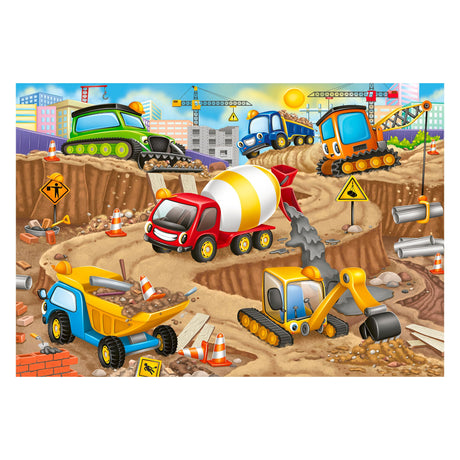 Casse-Tête de Plancher Géant - Camions-Ravensburger-RAV-03077-CLÉMENT