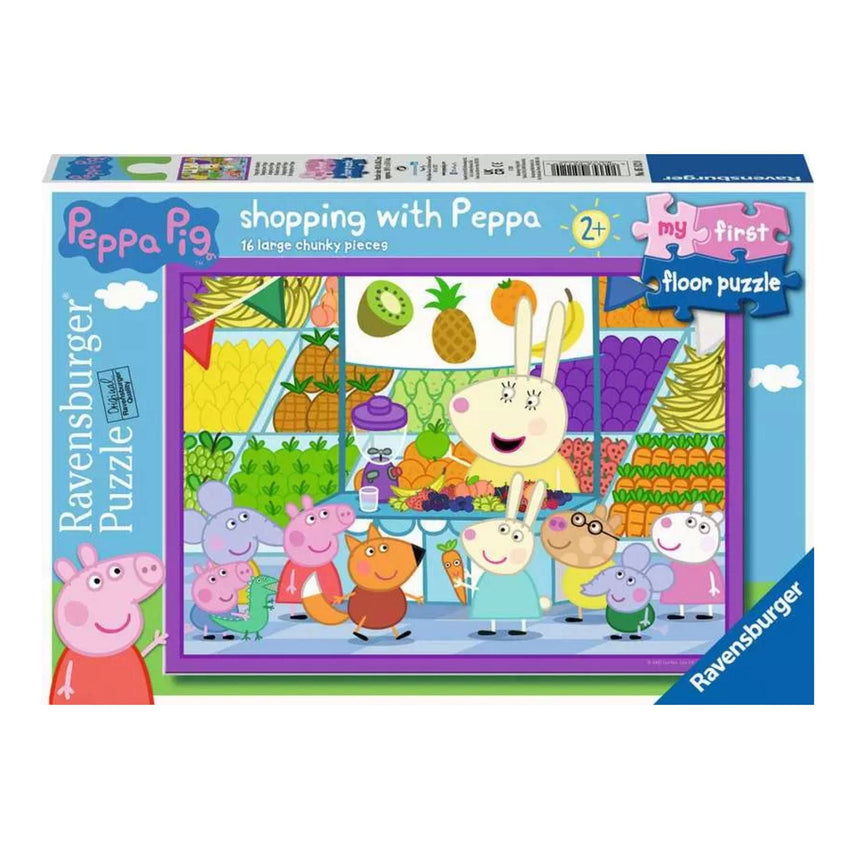 Casse-Tête 16 Pièces - Magasinage Avec Peppa Pig-Ravensburger-RAV-05112-CLÉMENT