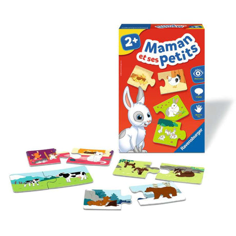 Ravensburger - Jeu Educatif - Maman et ses petits - Découverte des animaux-Ravensburger-RAV-24023-CLÉMENT