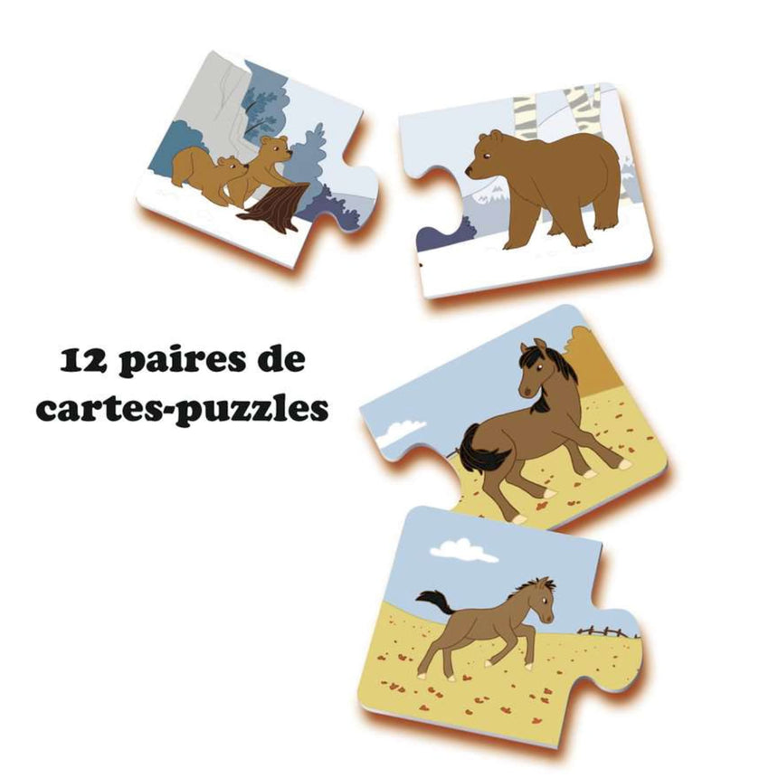Ravensburger - Jeu Educatif - Maman et ses petits - Découverte des animaux-Ravensburger-RAV-24023-CLÉMENT