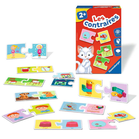 Jeu Les Contraires-Ravensburger-RAV-24029-CLÉMENT
