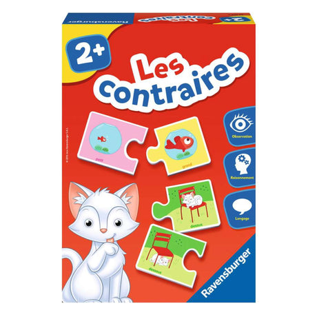 Jeu Les Contraires-Ravensburger-RAV-24029-CLÉMENT