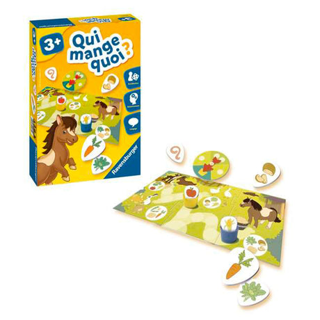 Jeu Qui Mange Quoi ? - Jeu de Société-Ravensburger-RAV-24034-CLÉMENT