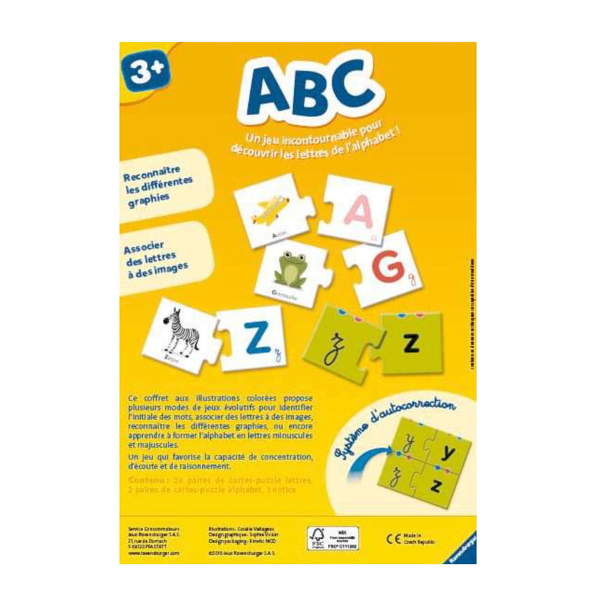 Jeu Éducatif - ABC - Découverte des lettres-Ravensburger-RAV-24042-CLÉMENT