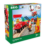 Circuit Action Pompier - Jouet de Train Brio World-Ravensburger-RAV-33815-CLÉMENT