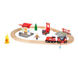 Circuit Action Pompier - Jouet de Train Brio World-Ravensburger-RAV-33815-CLÉMENT