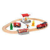 Circuit Action Pompier - Jouet de Train Brio World-Ravensburger-RAV-33815-CLÉMENT