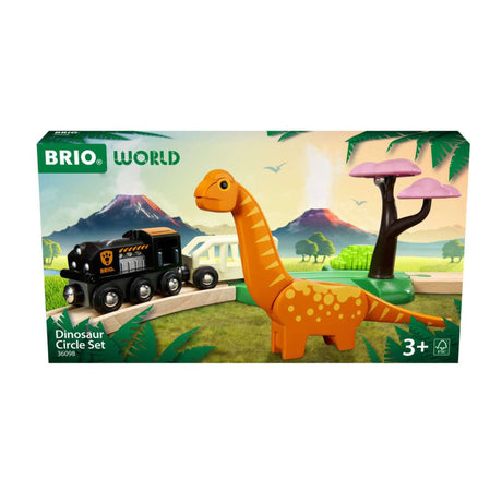 Circuit Dinosaure - Jouet de train Brio World-Ravensburger-RAV-36098-CLÉMENT