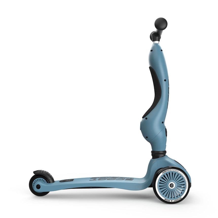 Trottinette 2-en-1 Highwaykick 1 - Acier-Scoot and Ride-RD2-K1-160629-ST-CLÉMENT