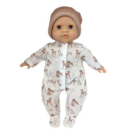 Poupée Los Manus - Leo Avec Pyjama Faon Et Tuque-Paola Reina-REI-PR-7050-CLÉMENT