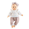 Poupée Los Manus - Lola Avec Blouse Fleurie, Pantalon Et Boucle-Paola Reina-REI-PR-7051-CLÉMENT