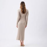 Robe Allaitement Tricot Eden-Ripe-RIP-K1059-STONE-CLÉMENT
