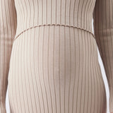 Robe Allaitement Tricot Eden-Ripe-RIP-K1059-STONE-CLÉMENT