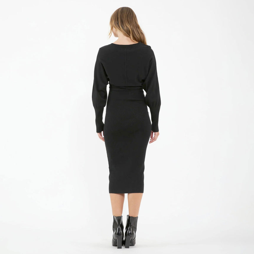 Robe Tricot Sloane-Ripe-RIP-K951-BLACK-CLÉMENT
