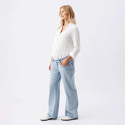 Jeans Bande Élastique Billie-Ripe-Denim-S-RIP-W3409-CLÉMENT