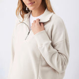 Gilet Ouaté Zip Allaitement Terry-Ripe-RIP-W6419-CLÉMENT