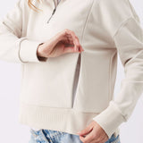 Gilet Ouaté Zip Allaitement Terry-Ripe-RIP-W6419-CLÉMENT