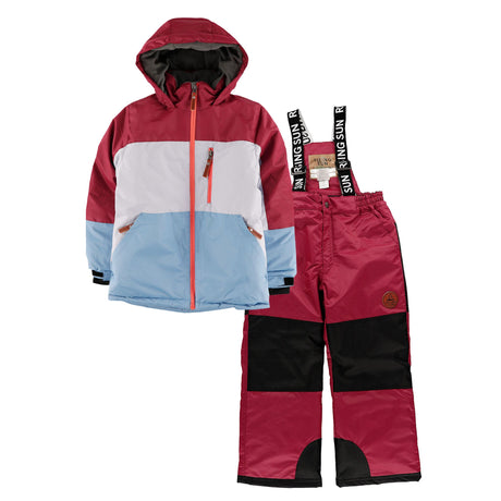 Habit de Neige Colorblock Bordeaux 4-14ans-Rising Sun-Bordeaux-4-RIS-9998HCL-1940-CLÉMENT