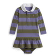 Robe Rayée Rugby 6-24mois-Polo Ralph Lauren-Mauve-6 m-RLA-310879027500-CLÉMENT