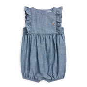 Combinaison Chambray Bulle 6-24mois-Polo Ralph Lauren-Bleu-6 m-RLA-310903209003-CLÉMENT