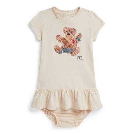 Robe Ours Courtepointe 6-24mois-Polo Ralph Lauren-Ivoire-6 m-RLA-310B19089001-CLÉMENT