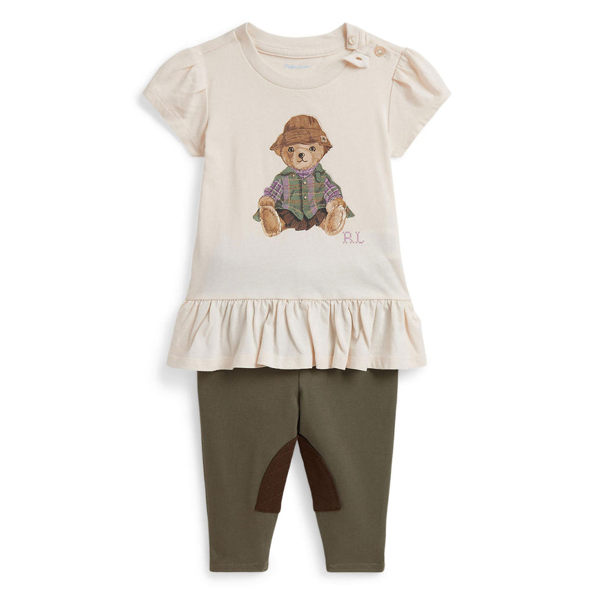 Ensemble Pantalon Ours Polo 6-24mois-Polo Ralph Lauren-Ivoire-3 m-RLA-310B26828001-CLÉMENT