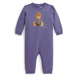 Combi Ouaté Ours Polo 3-9mois-Polo Ralph Lauren-Mauve-Nouveau-né-RLA-310B26834001-CLÉMENT