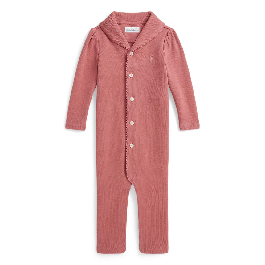 Combi Côtelé Estate 3-12mois-Polo Ralph Lauren-Rose-3 m-RLA-310B30177002-CLÉMENT