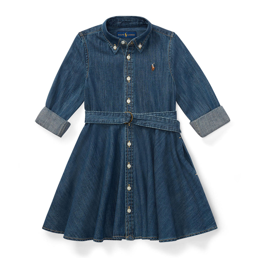 Robe Chemise Denim 2-6X-Polo Ralph Lauren-Denim-2-RLA-312698860001-CLÉMENT