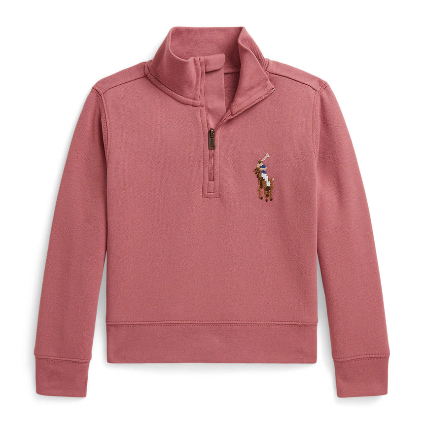 Gilet Ouaté Demi Zip Polo 2-6x-Polo Ralph Lauren-Rose-2-RLA-312B26295002-CLÉMENT