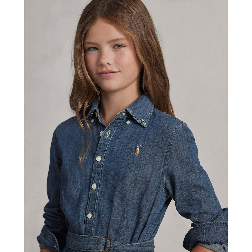 Robe Chemise Denim 7-16ans-Polo Ralph Lauren-RLA-313698860001-CLÉMENT