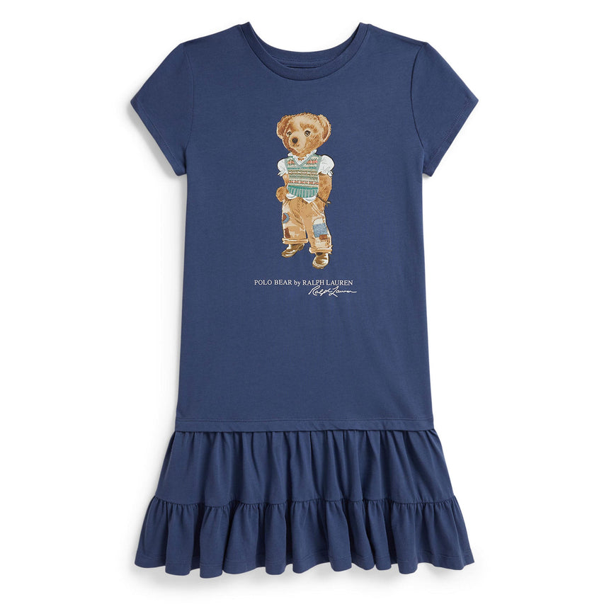 Robe Volant Ours Polo 7-16ans-Polo Ralph Lauren-Marine-S-RLA-313B20040001-CLÉMENT