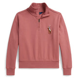 Gilet Ouaté Demi Zip Polo 7-16ans-Polo Ralph Lauren-Rose-S-RLA-313B26295002-CLÉMENT