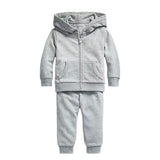 Ensemble Ouaté Atlantic Terry 3-24mois-Polo Ralph Lauren-Gris-3 m-RLA-320787182004-CLÉMENT