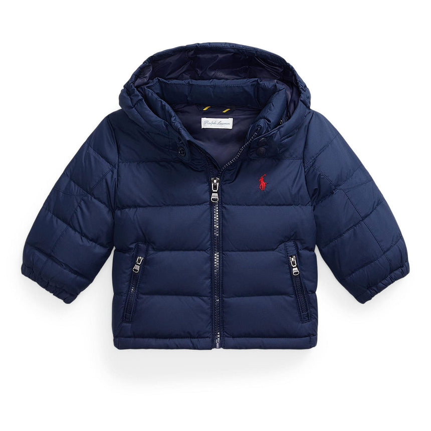 Manteau Duvet Nylon Recyclé 12-24mois-Polo Ralph Lauren-Marine-12 m-RLA-320969861002-CLÉMENT