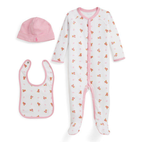 Ensemble Cadeau Pyjama Nouveau-né -9mois-Polo Ralph Lauren-Blanc-Nouveau-né-RLA-320981526001-CLÉMENT