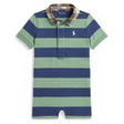 Combi Polo Rayée 6-12mois-Polo Ralph Lauren-Marine-6 m-RLA-320B18448001-CLÉMENT