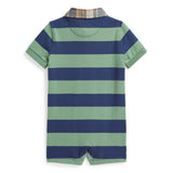 Combi Polo Rayée 6-12mois-Polo Ralph Lauren-RLA-320B18448001-CLÉMENT