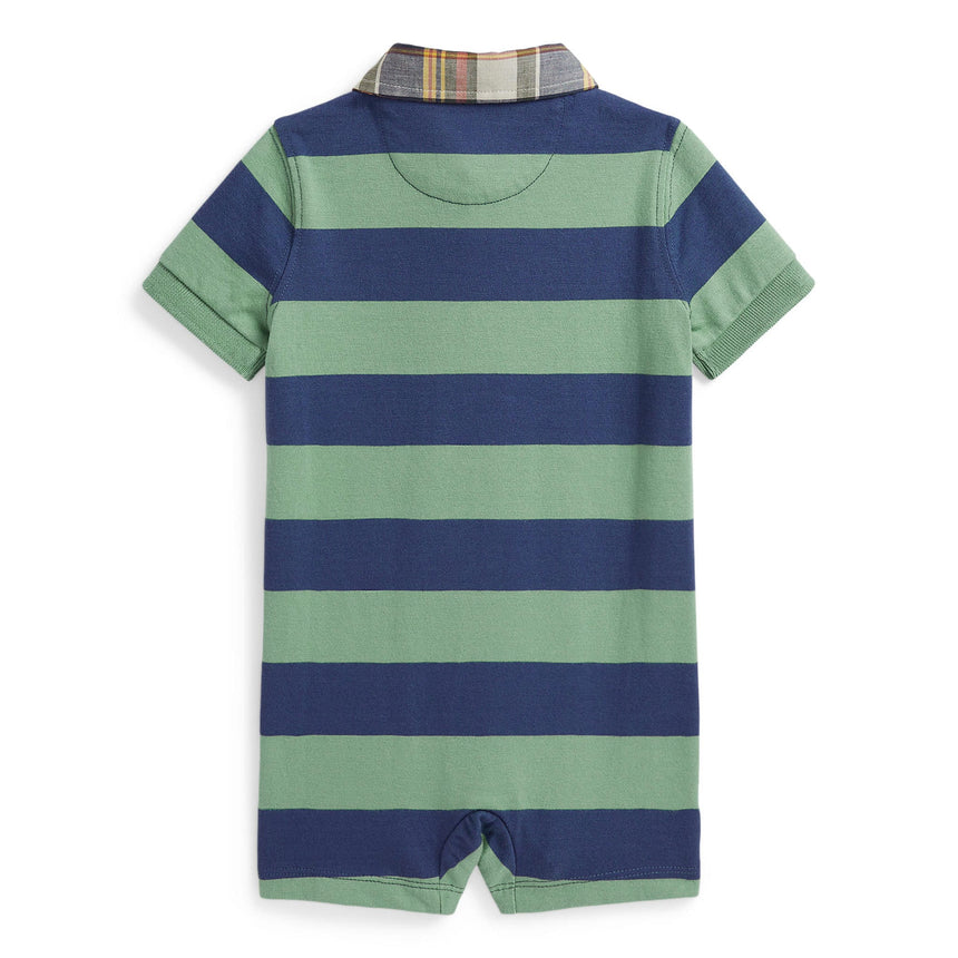 Combi Polo Rayée 6-12mois-Polo Ralph Lauren-RLA-320B18448001-CLÉMENT